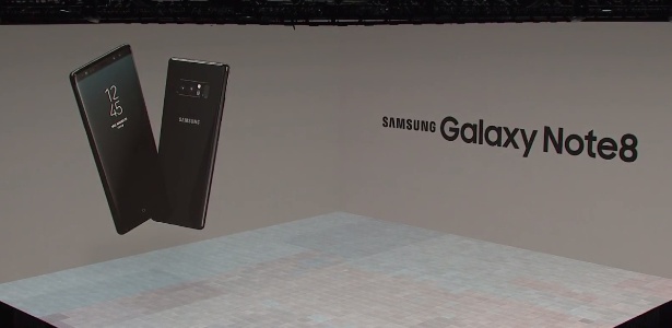 Smartphone Galaxy Note8, da Samsung, é lançado em Nova York - Reprodução