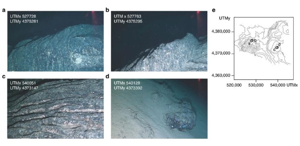 Imagens do fundo do mar Tirreno mostra superfícies formadas por derramamento de lava - Nature Communications