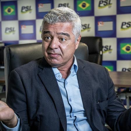 Major Olimpio criticou os acordos do presidente Jair Bolsonaro com o centrão - 18.jan.2019 - Simon Plestenjak/UOL