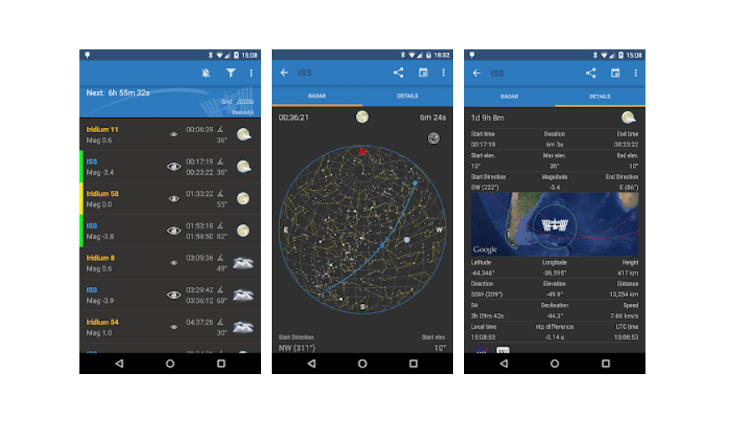 iss detector - baixe estes apps - Reprodução - Reprodução