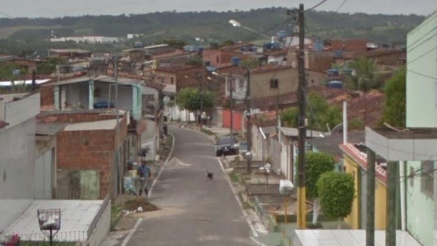 Ossadas foram encontradas na Rua 45, em São Lourenço da Mata (PE) - Google Street View