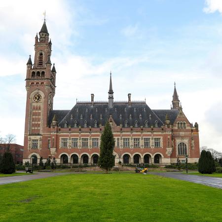 Vista da Corte Internacional de Justiça em Haia, na Holanda