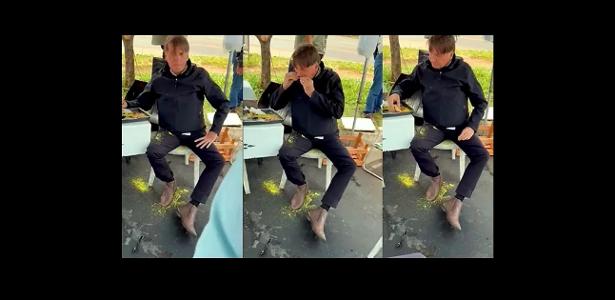 Bolsonaro e o frango com farofa