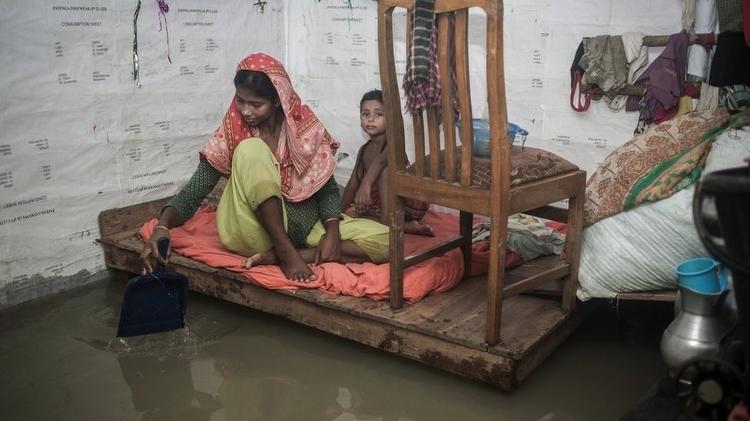 'People basically had to learn to live with rising waters.  You avoid going out at high tide as much as possible,” explains Salam - JASHIM SALAM - JASHIM SALAM