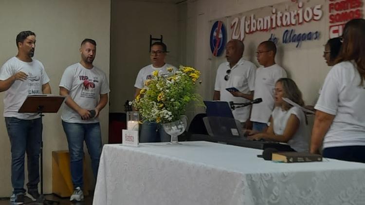 Culto realizado hoje no Sindicato dos Urbanitários de Maceió