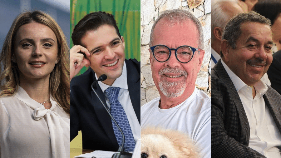 Amanda Vettorazzo, Rubinho Nunes, Ricardo Teixeira e Silvão Leite, vereadores eleitos pelo União Brasil