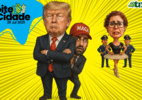 Dudu Bolsonaro dobra a aposta na ideia de que Só o Trump Salva  (Foto: Arte: Marcelo Chello)