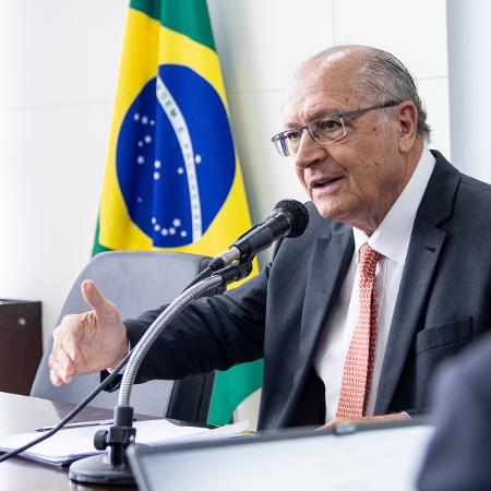 Vice-presidente Geraldo Alckmin durante o Café com os jornalistas