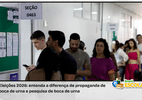 Eleições 2026: veja diferença de propaganda e pesquisa boca de urna