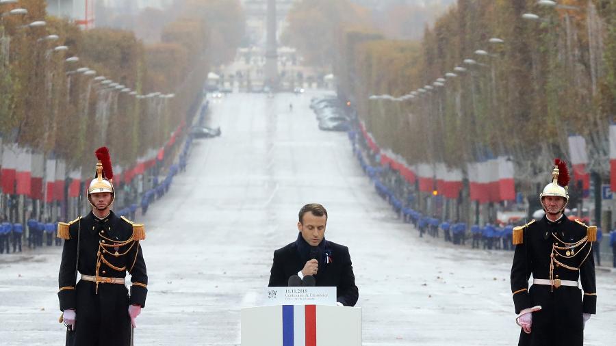 Emmanuel Macron, presidente francês, publicou um apelo solene em todos os países-membros do bloco por um "renascimento da Europa" - Ludovic Marin/Reuters