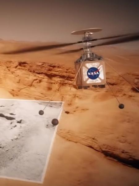 Helicóptero da Nasa será enviado com a missão que explorará Marte e buscará vida fora da Terra - Nasa/Reprodução