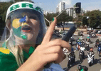 Protesto pró-Bolsonaro ocupa ruas ao redor de hospital de campanha em SP - Reprodução/Twitter