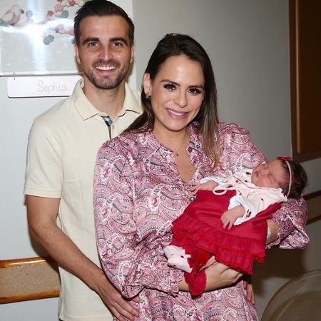 Aline Lima, filha de Chitãzinho, deixa maternidade - Brazil News - Brazil News