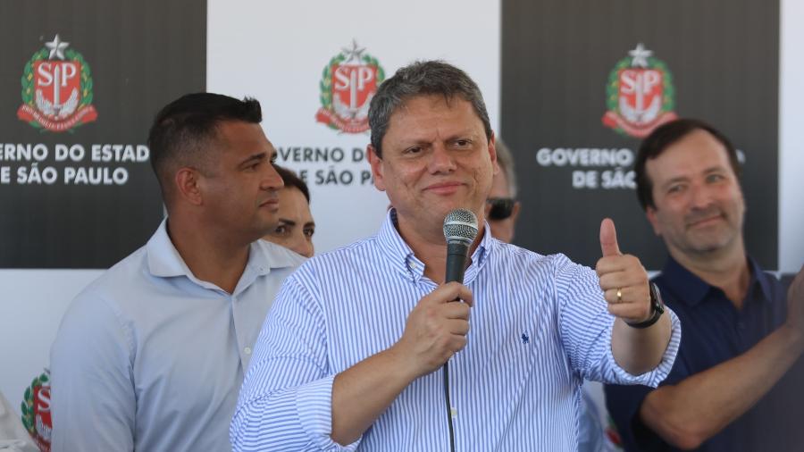O governador de São Paulo Tarcísio de Freitas completa um mês à frente do cargo - Fernanda Luz/Governo do Estado de SP