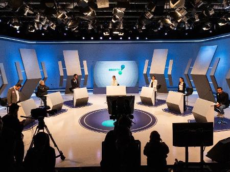 Debate com os candidatos à Prefeitura de São Paulo realizado pela Rede TV! e pelo UOL - TABA BENEDICTO/ESTADÃO CONTEÚDO