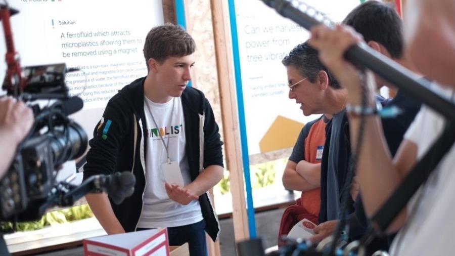 Jovem estudante Fionn Ferreira, de 18 anos, venceu a Google Science Fair 2019 - Fionn Ferreira/Divulgação