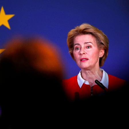 Presidente da Comissão Europeia, Ursula von der Leyen, pediu construção de uma "União Europeia da saúde" - Reuters