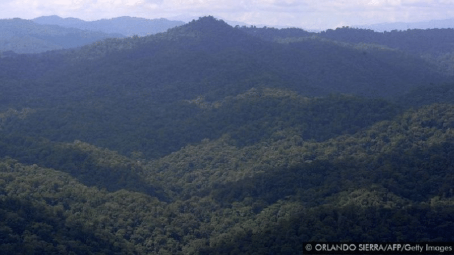 A floresta tropical de Mosquitia, na América Central, esconde não só um tesouro arqueológico - Orlando Sierra/AFP/Getty Images