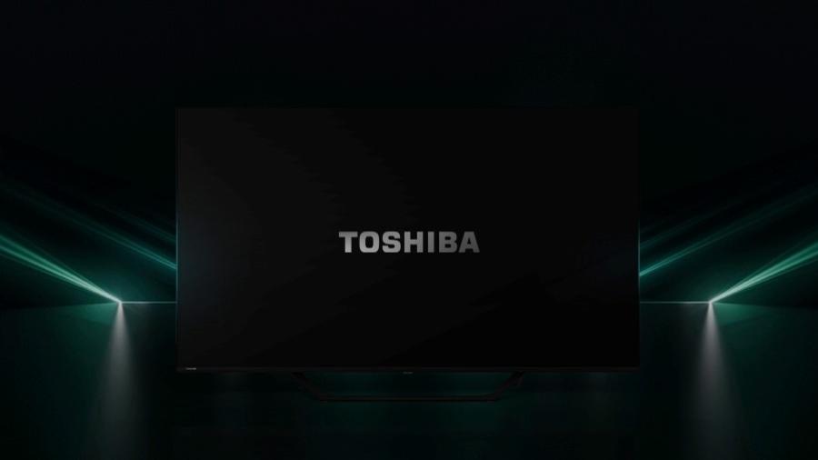 TV com logotipo da Toshiba; aparelhos da marca voltarão a ser fabricados no Brasil pela Multilaser - Divulgação