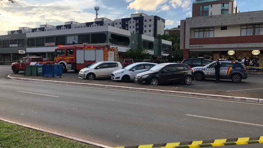 Polícia Militar do Distrito Federal avalia suspeita de bomba no sudoeste de Brasília - Camila Turtelli/UOL