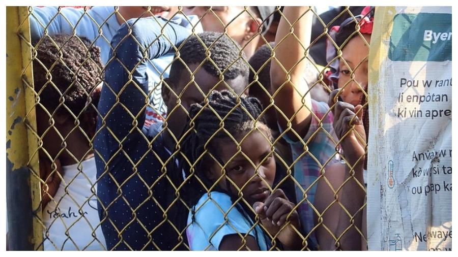  Migrantes cubanos na fronteira com o México - Reprodução: ANSA/EPA