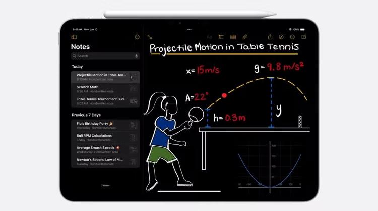 Math Notes resolve exercícios de matemática no iPad