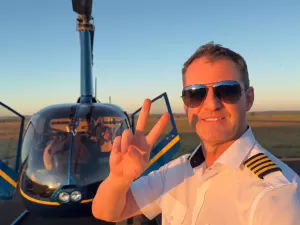 Empresário gasta R$ 750 mil em volta ao mundo de helicóptero e quer recorde