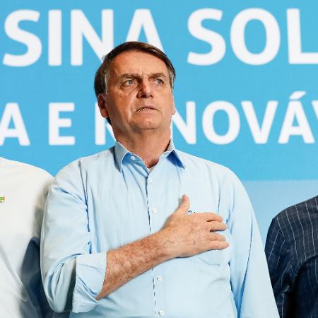 5.ago.2019 - Jair Bolsonaro participa de inauguração de usina em Sobradinho (BA) - Alan Santos/Presidência da República