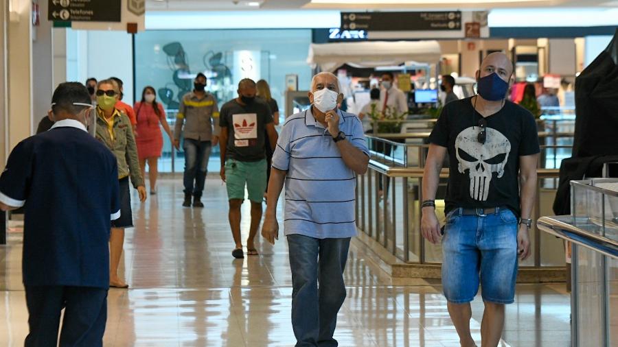 22.jun.2020 - Abertura dos shoppings em Recife  - Agência Estado
