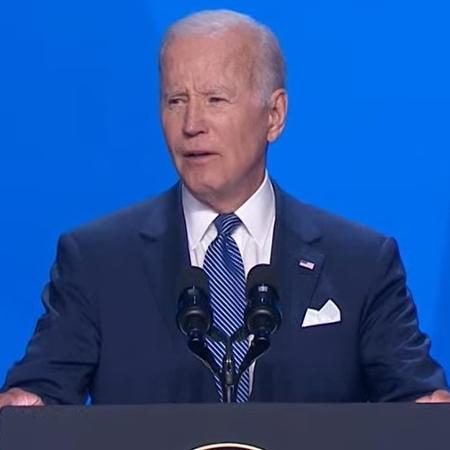 Presidente dos Estados Unidos, Joe Biden - Reprodução