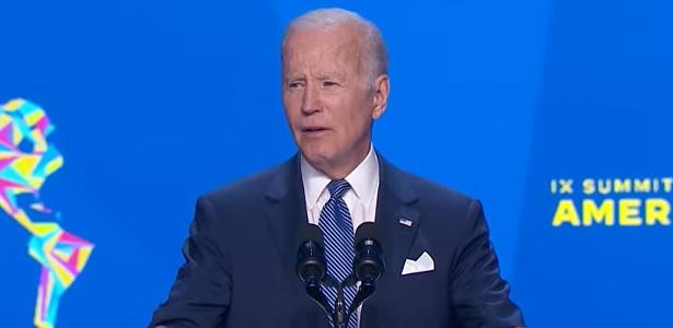Joe Biden, na abertura da Cúpula das Américas