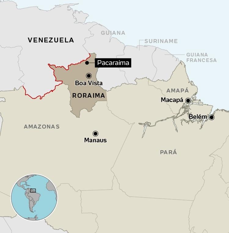 Mapa Atualizado Pacaraima RR