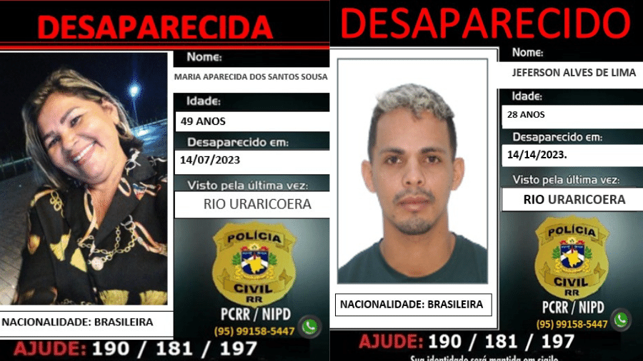 Jeferson Alves de Lima e a esposa Maria Aparecida dos Santos Sousa 