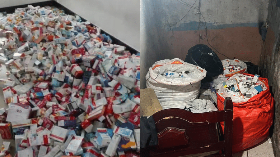 Carga recuperada havia sido furtada de farmácia na região do Cambuci, no centro de São Paulo