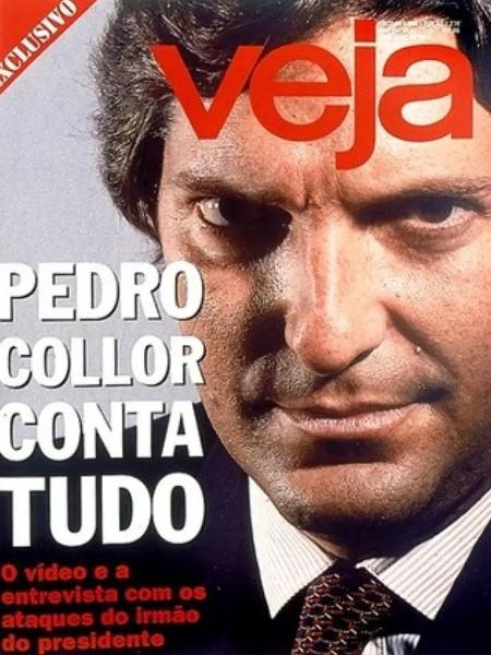 Capa da Veja de 1992 com entrevista bombástica de Pedro Collor