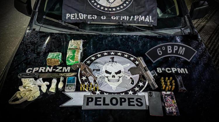 Material apreendido em operação no dia 17 de junho Material apreendido em operação no dia 17 de junho