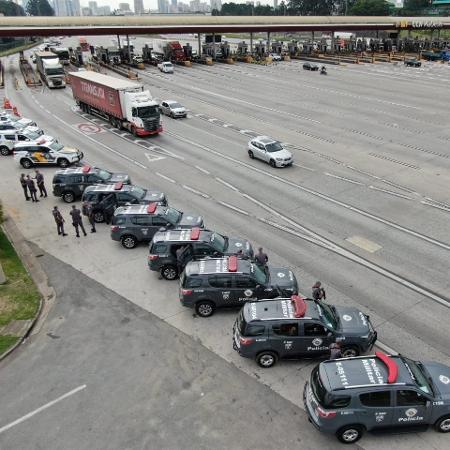 Após fuga em presídio no Paraguai, PM-SP reforçou operação nas rodovias do estado - Divulgação/ Polícia Militar de São Paulo