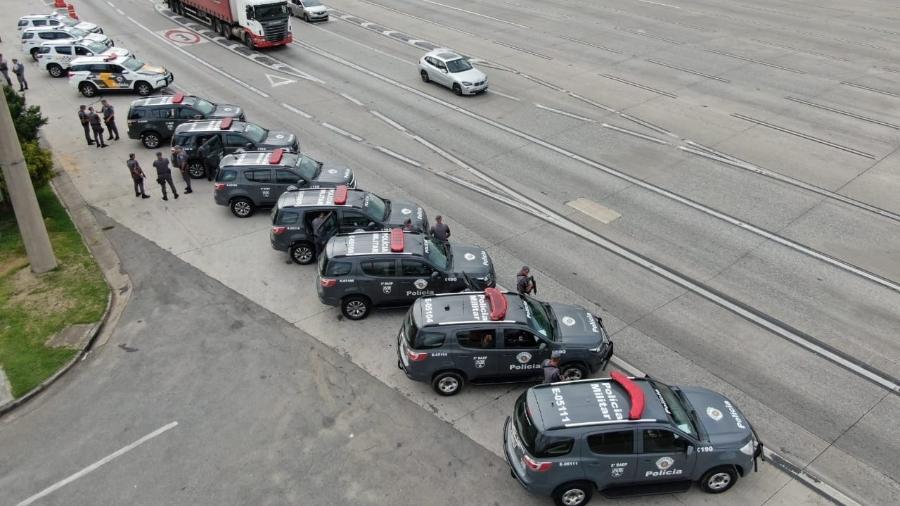 Após fuga em presídio no Paraguai, PM-SP reforça operação nas rodovias do estado - Divulgação/ Polícia Militar de São Paulo