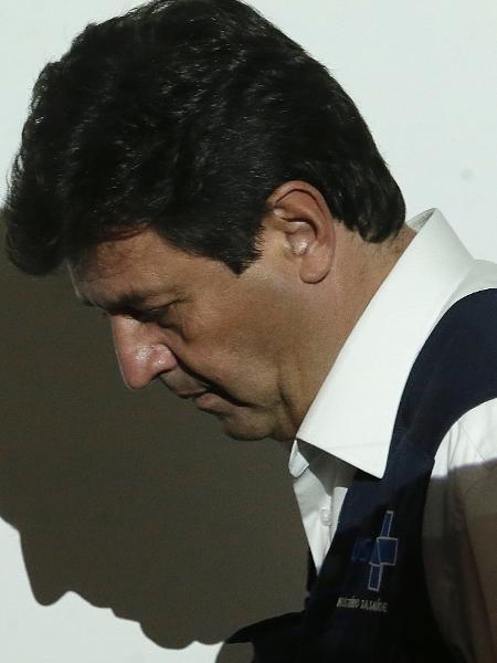 Braga Netto nega saída de Mandetta ‘nesse momento’; ministro cita ‘tensões’ O ministro da Saúde, Luiz Henrique Mandetta, em dia de entrevista coletiva sobre a evolução do novo coronavírus no Brasil - DIDA SAMPAIO/ESTADÃO CONTEÚDO