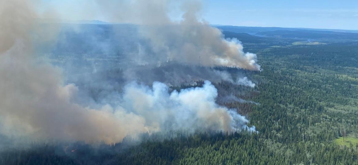 Incêndios no Canadá - BC Wildfire Service/ AFP