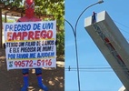 Homem-Aranha de GO escala viaduto em busca de emprego: 