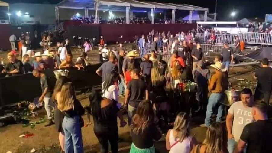 Confusão em show em Piracicaba, no interior de São Paulo, deixou dois mortos e dois feridos - Reprodução/Facebook