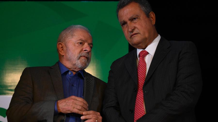 O presidente Lula ao lado de Rui Costa - Mateus Bonomi/AGIF