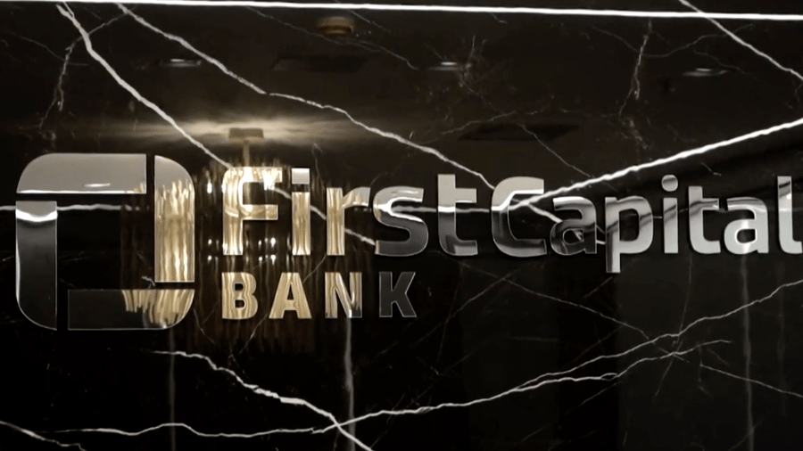 Fachada do First Capital Bank - Reprodução / TV Globo