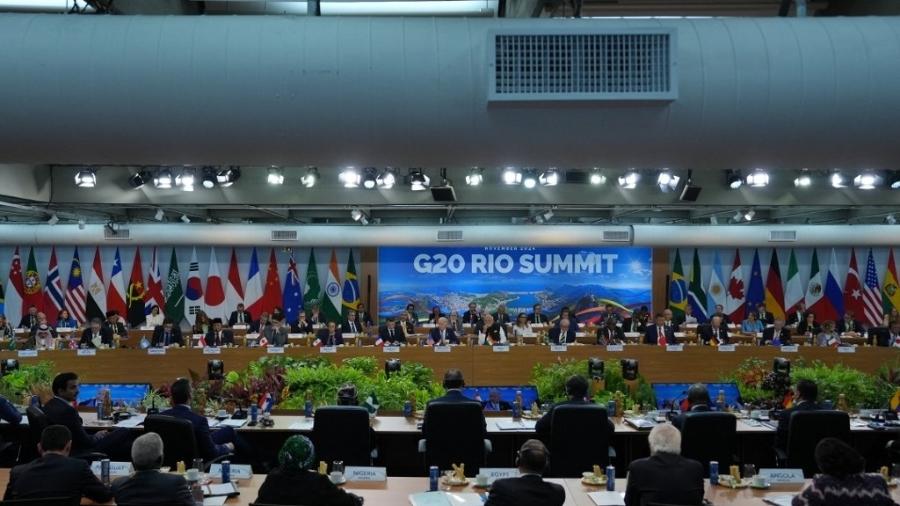 Líderes do G20 estão reunidos no Rio de Janeiro nesta segunda-feira (18)