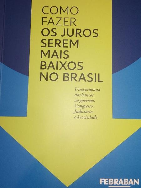 Capa do livro lançado pela Febraban - Divulgação