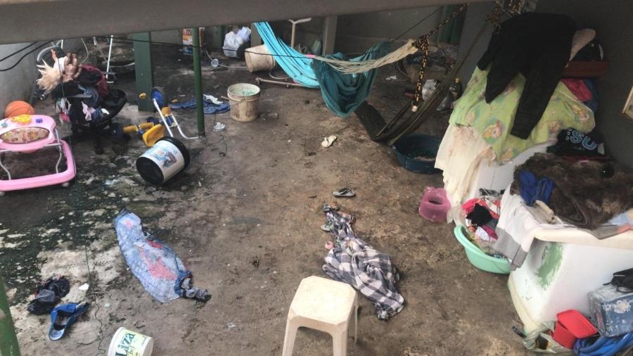 Casa onde incêndio matou uma crianças de deixou outros três feridos em Samambaia Norte (DF) - Jéssica Nascimento/UOL