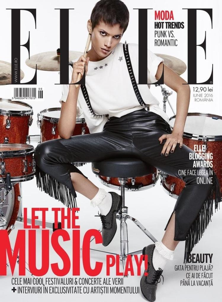 Modelo alagoana Eloísa Pinto Fontes, na capa da Elle - Divulgação - Divulgação