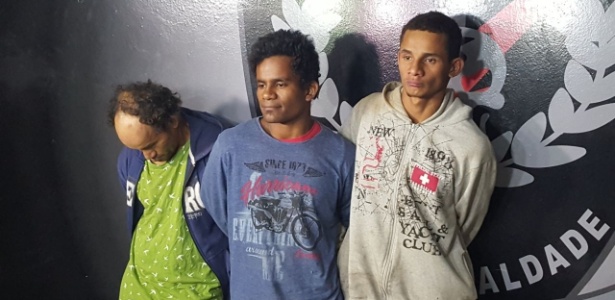 Caseiro e seus dois filhos foram presos no Campo Grande (MS) após latrocínio - Divulgação/Polícia Civil