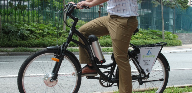 E-Moving, que aluga bikes elétricas, pode ajudar a combater congestionamentos  - Divulgação 